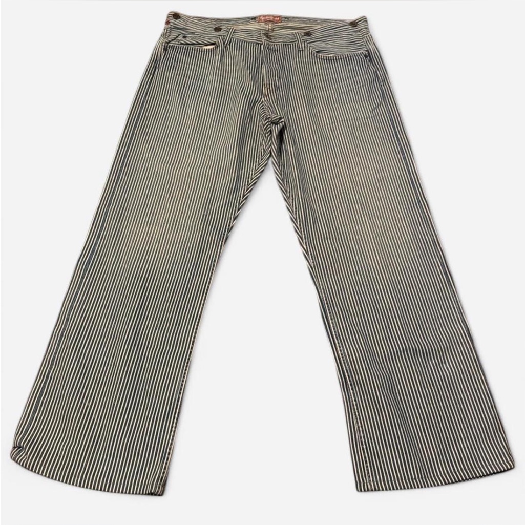 Stronghold Los Angeles Striped Denim Size 34